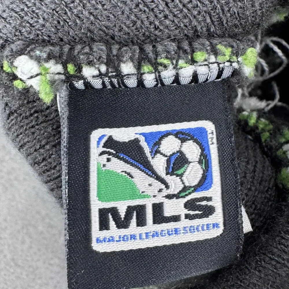 Adidas Seattle Sounders FC Earflap Pom Beanie OSFA Nordic Knit Hat Soccer‎ MLS